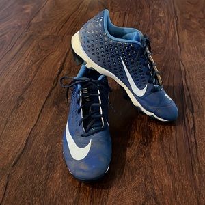 Men's Nike Vapor Ultrafly 2 Keystone Baseball Cleat-Blue/White-Midnight Navy11.5